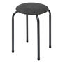 Voir la diapositive 1 : FIVE Tabouret d'appoint en métal et tissu chiné FLEXY