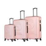 COMPAGNIE DE CALIFORNIE Ensemble de 3 valises à roulettes rose gold - cc-t243 rose gold