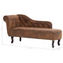 Voir la diapositive 6 : VIDAXL Chaise longue Marron Similicuir daim