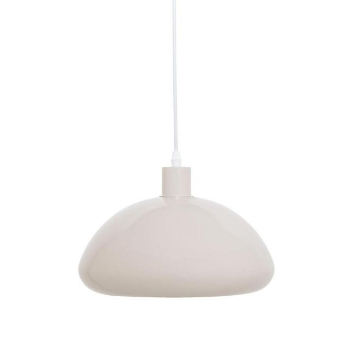 ATMOSPHERA Lampe Suspension Champignon  Savio  27cm Beige