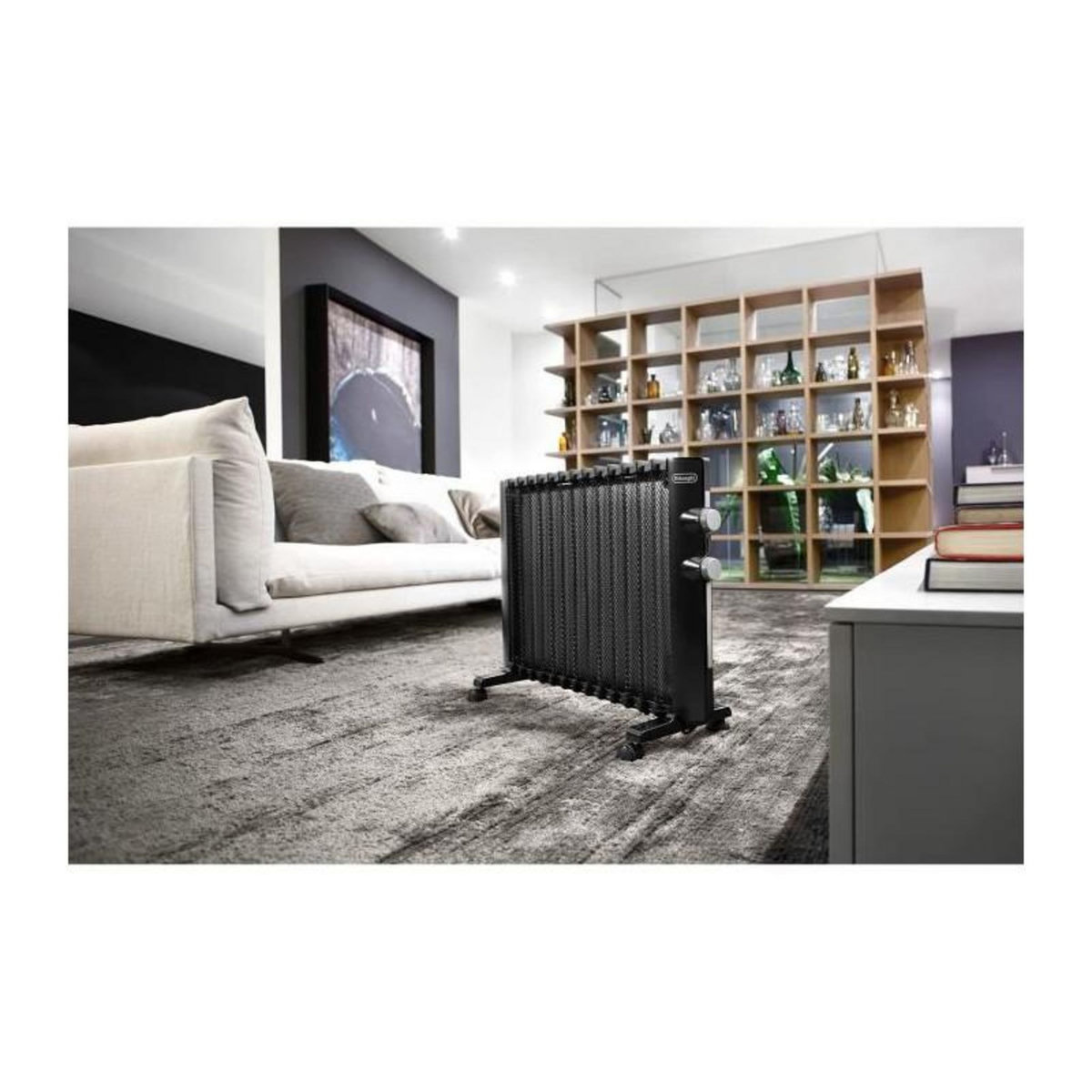 DELONGHI Panneau rayonnant 1500w noir - hmp1500