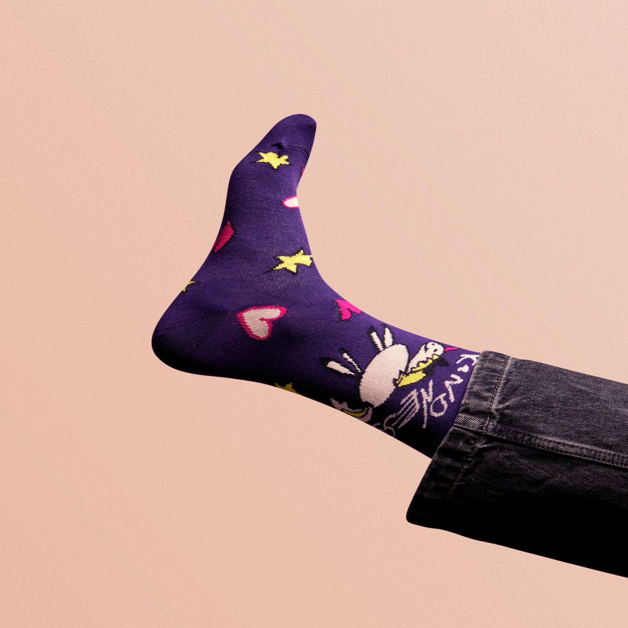 Voir la diapositive 2 : DEDOLES Une chaussette edition limitée gentillesse