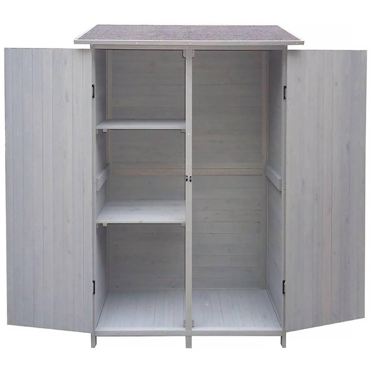 Habitat et Jardin Armoire de jardin  Espacio  - 140 x 49 x 162 cm - Anthracite