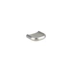 CENTRALE BRICO Bouton Tonk nickel poli - 39mm x 32mm