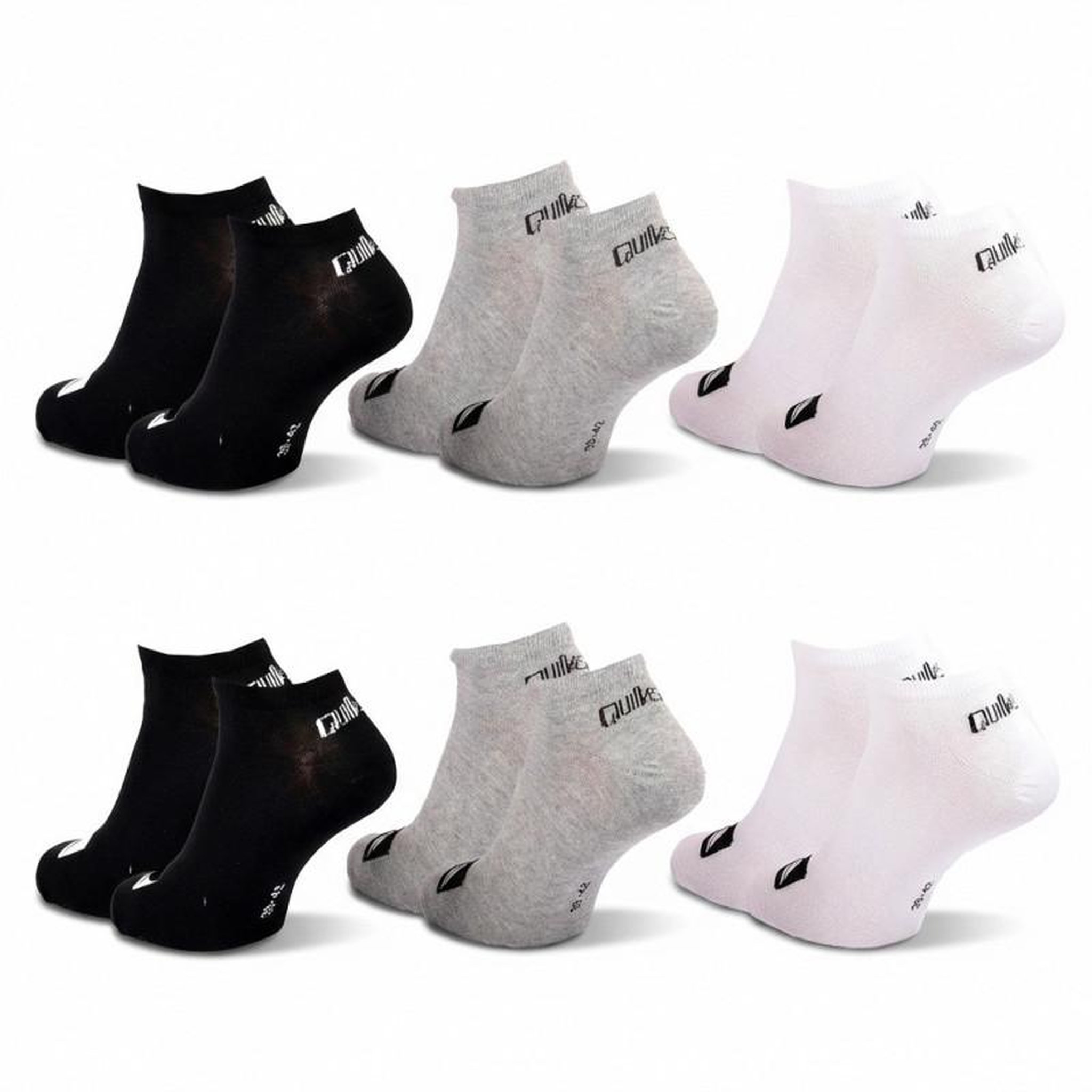 Voir la diapositive 3 : QUIKSILVER Quiksilver Pack de Chaussettes Enfant SNEAKER– Lot 6 Paires Sport
