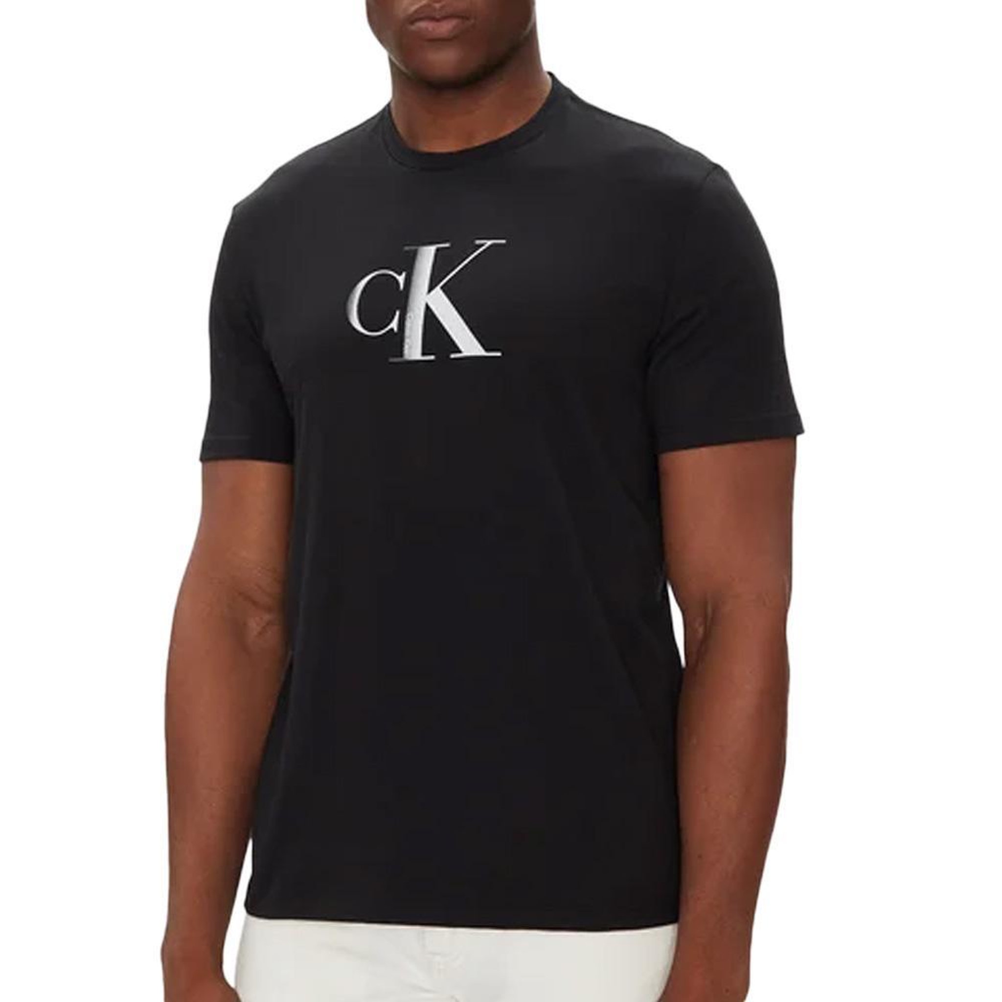 Voir la diapositive 1 : CALVIN KLEIN JEANS T-Shirt Noir Homme Calvin Klein Jeans Center LV04RC857G