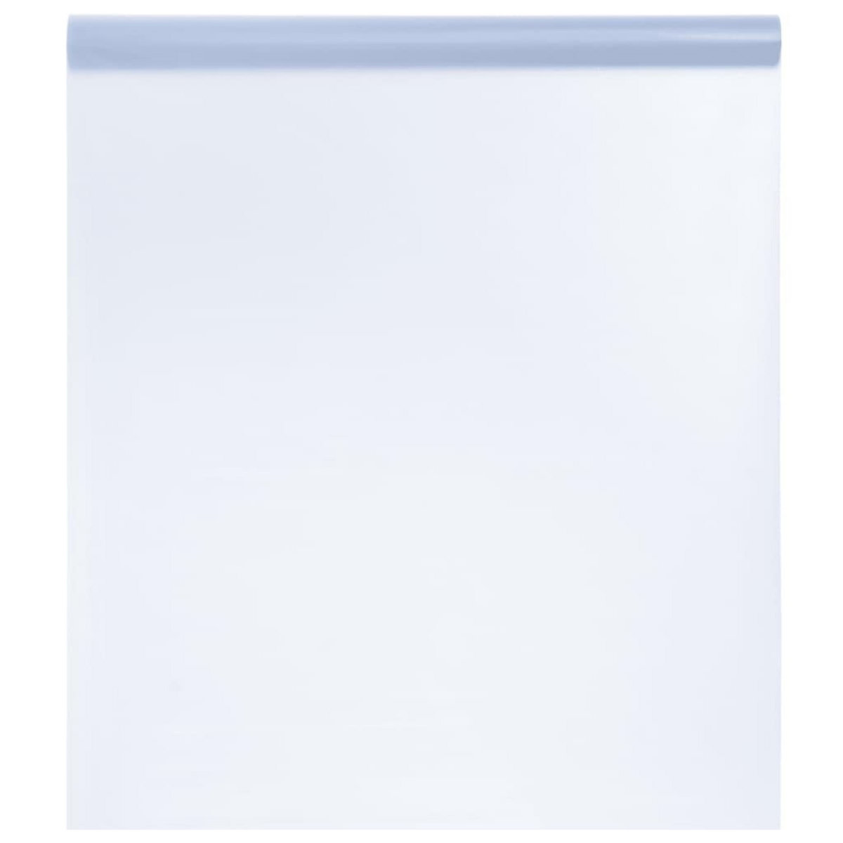 VIDAXL Film pour fenetre statique depoli gris transparent 60x500cm PVC