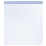 VIDAXL Film pour fenetre statique depoli gris transparent 60x500cm PVC