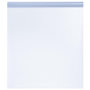 Voir la diapositive 1 : VIDAXL Film pour fenetre statique depoli gris transparent 60x500cm PVC