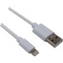 Voir la diapositive 1 : Listo Câble Lightning USB-A vers Lightning 90cm non MFI Blanc