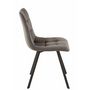 Voir la diapositive 3 : Paris Prix Chaise Design  Morgan  86cm Gris