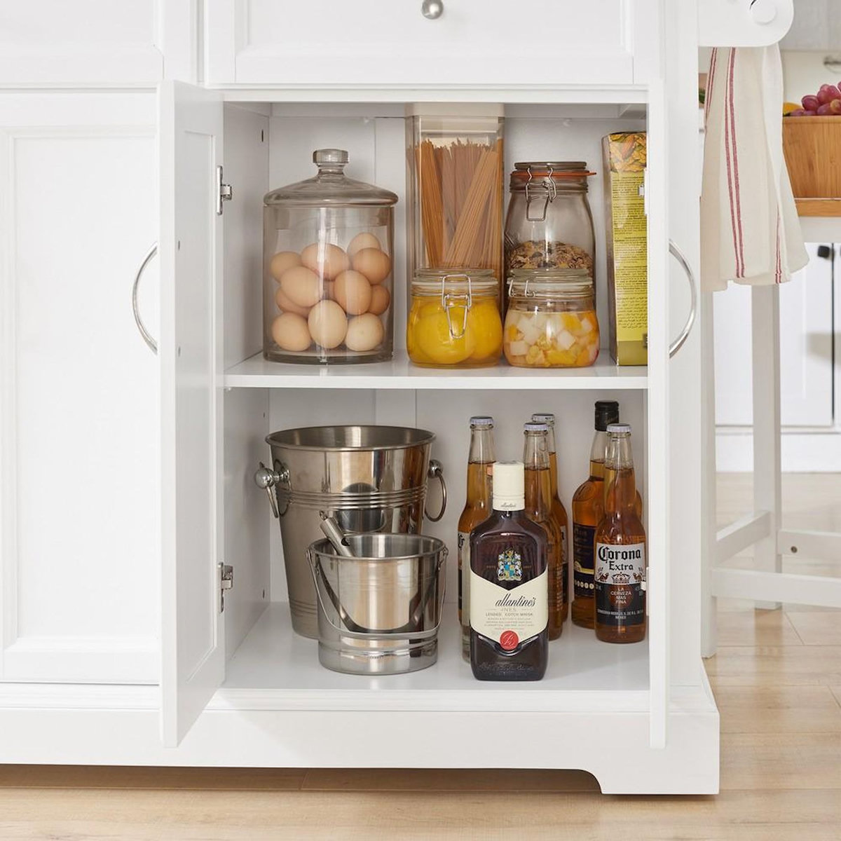 SOBUY SoBuy - Îlot De Cuisine à deux tiroirs - Classique - FKW71