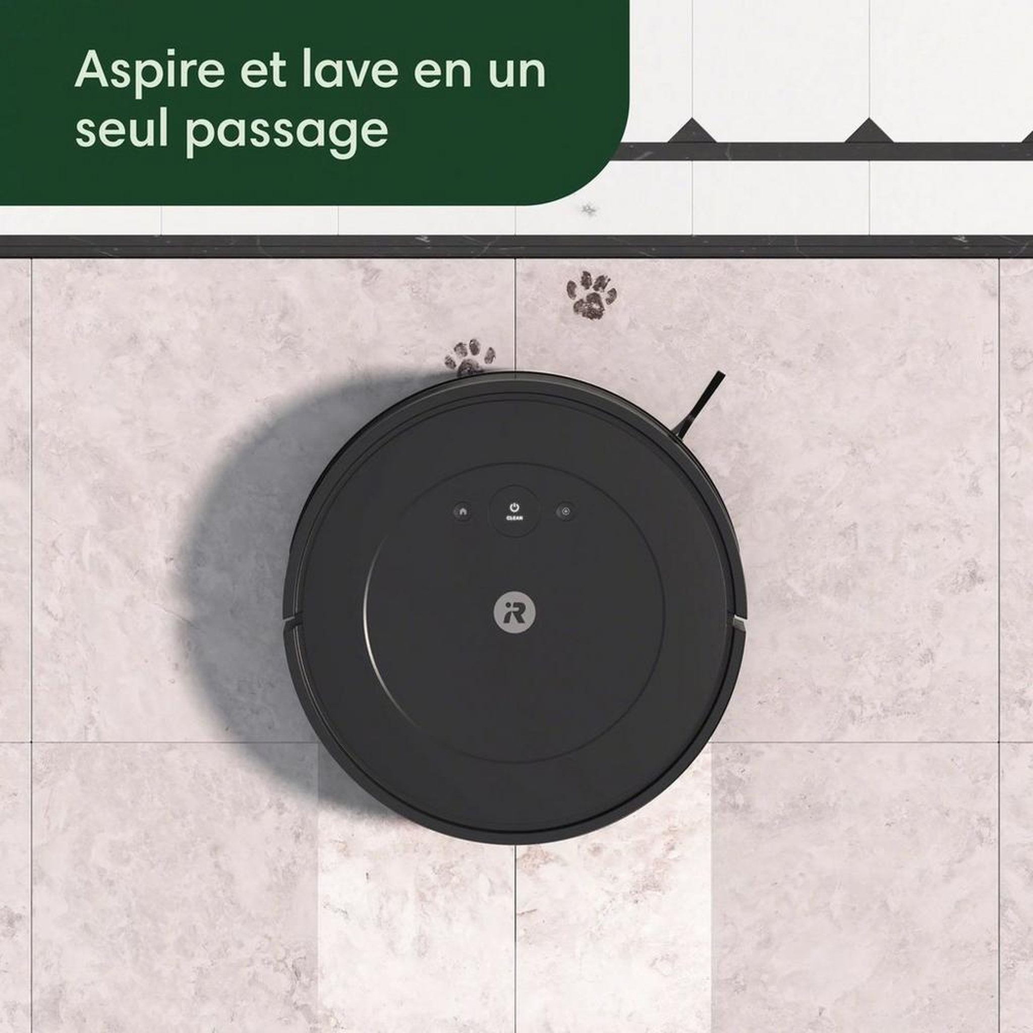 Voir la diapositive 3 : IROBOT Aspirateur/laveur robot connecté - y051040