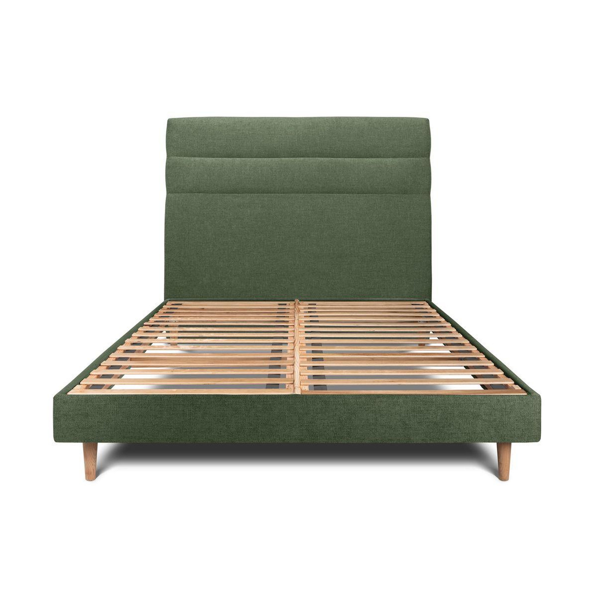 Voir la diapositive 1 : Sommeil de Plomb Lit avec tête de lit lignes tissu et sommier kit - Hauteur totale : 29cm