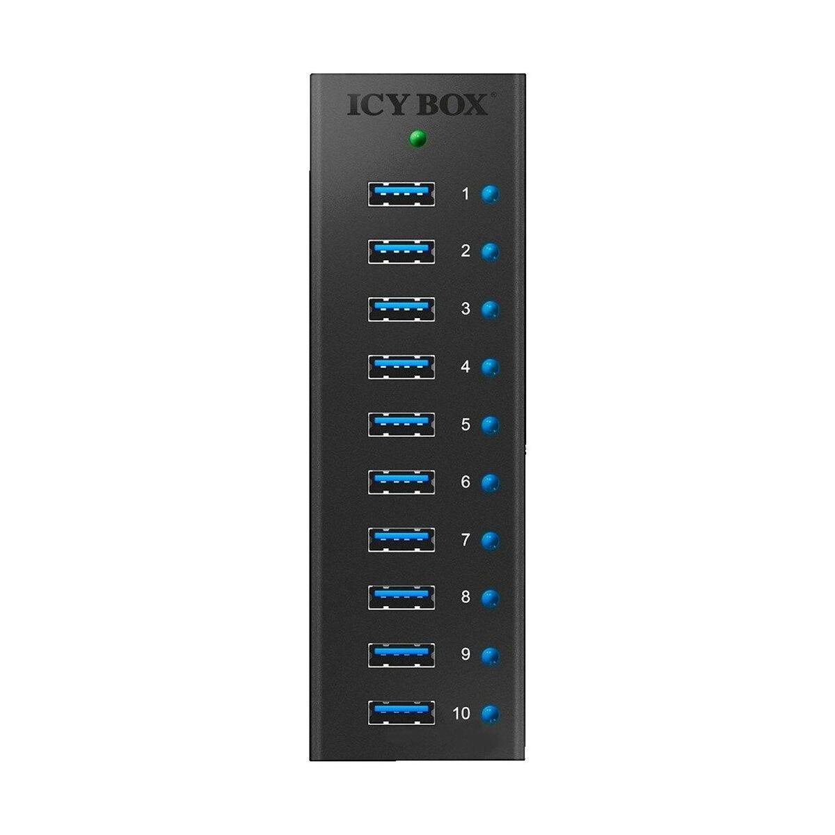 Icy Box Hub USB icy-box avec 10 ports USB 3.0