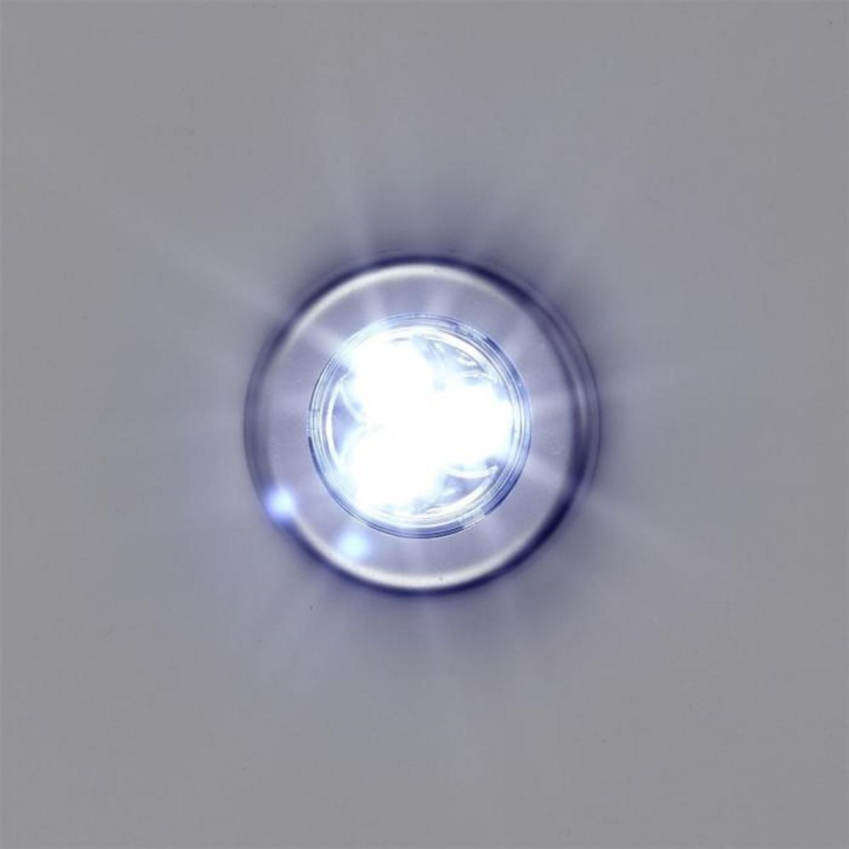 Paris Prix Lot de 3 Lampes à Led  Push  7cm Blanc