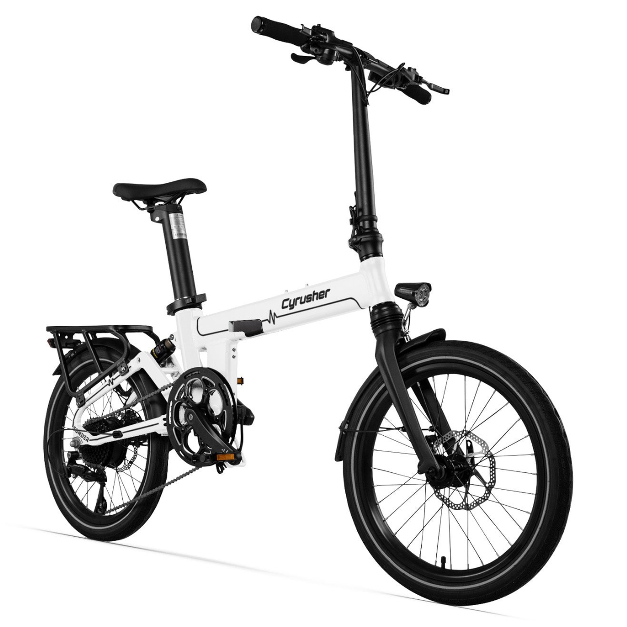Voir la diapositive 2 : CYRUSHER Vélo électrique pliable Cyrusher Sonder