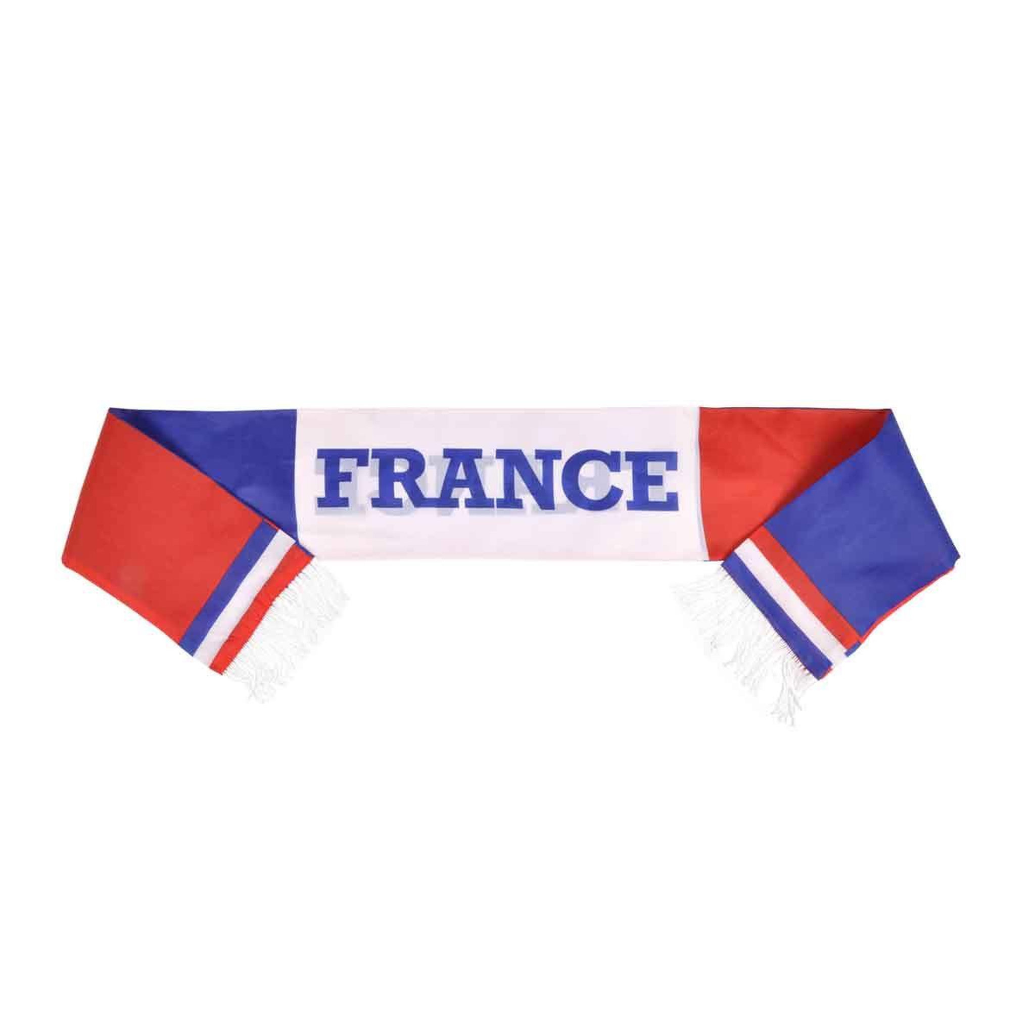Voir la diapositive 1 : RIRE & CONFETTI Écharpe de supporter  france  135cm bleu, blanc & rouge
