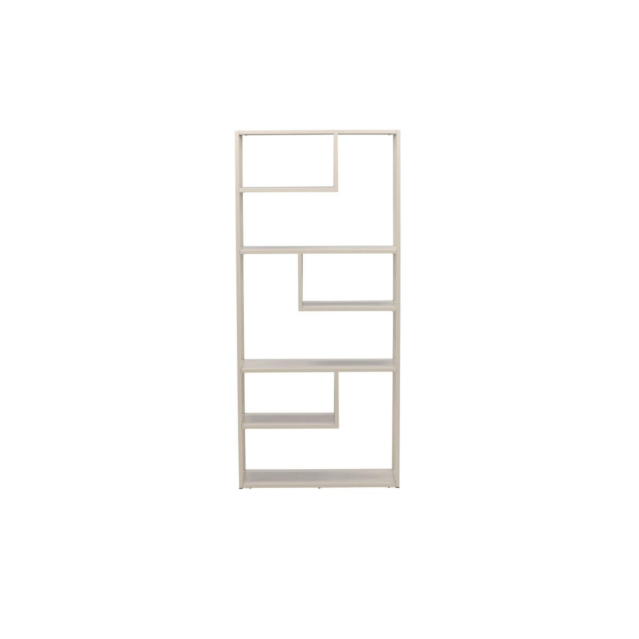 Voir la diapositive 3 : Paris Prix Étagère Bibliothèque 6 Niveaux  Staal  188cm Beige