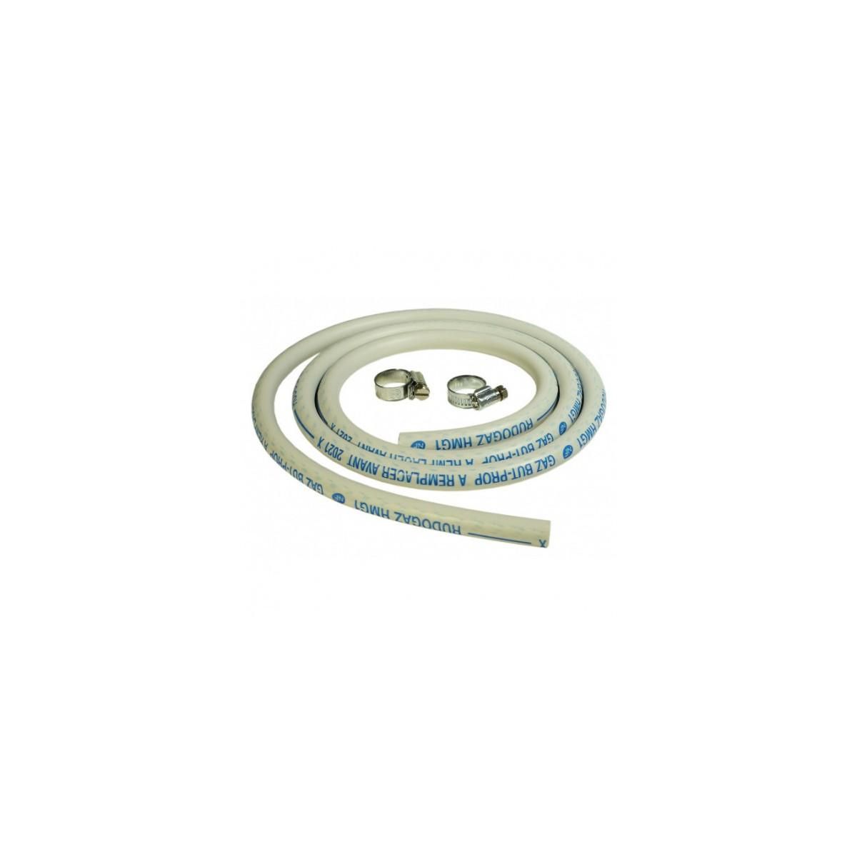 Proweltek Kit connexion gaz Détendeur propane 37 mbar +Tuyau gaz souple 1.50m + embout tétine