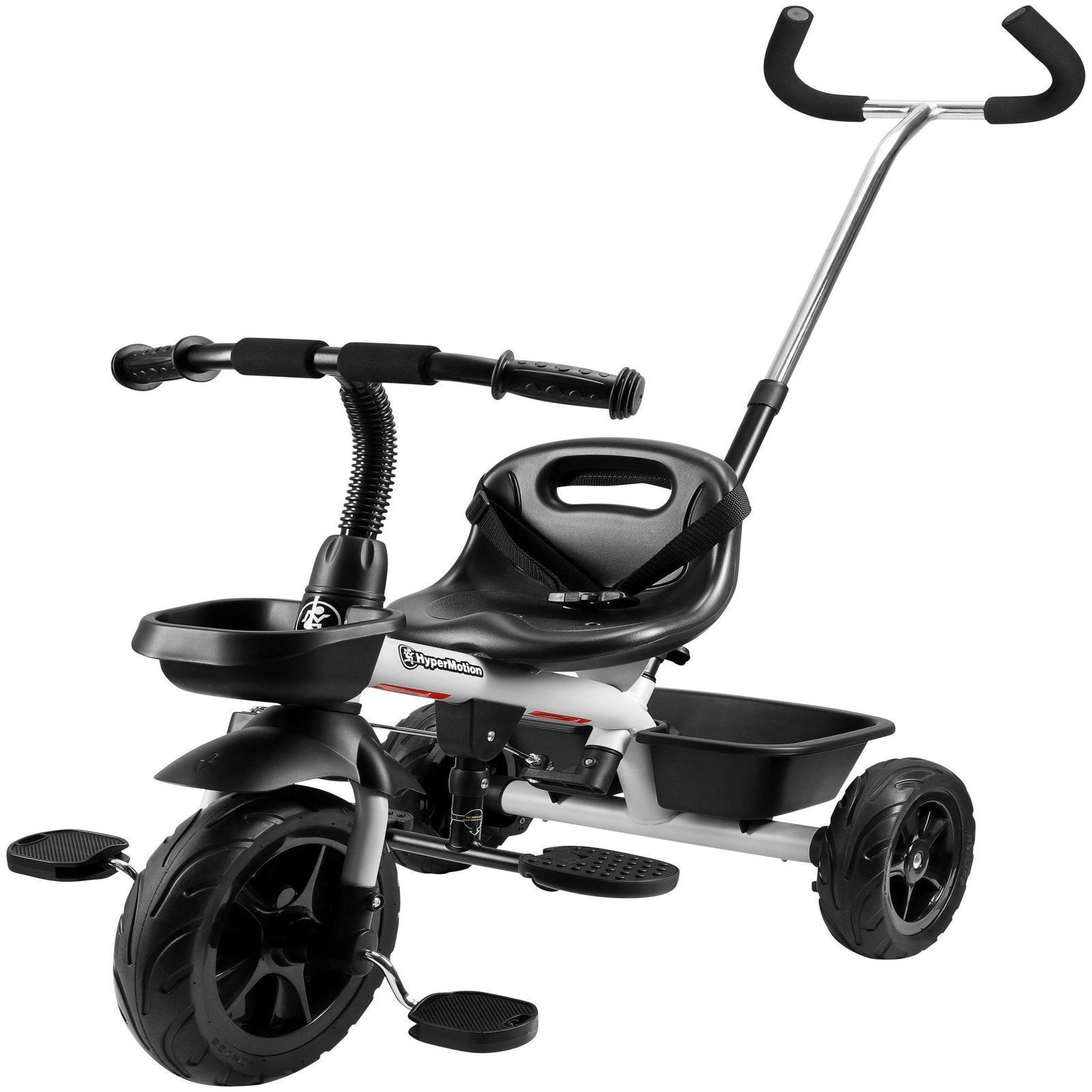 HYPERMOTION Tricycle Évolutif HyperMotion, Tricycle Bébé de 1-5 ans - Poussoir Réglable, Roues Pompées Larges