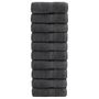 Voir la diapositive 1 : VIDAXL Serviettes de visage de qualité sup. SOLUND 10 pcs anthracite