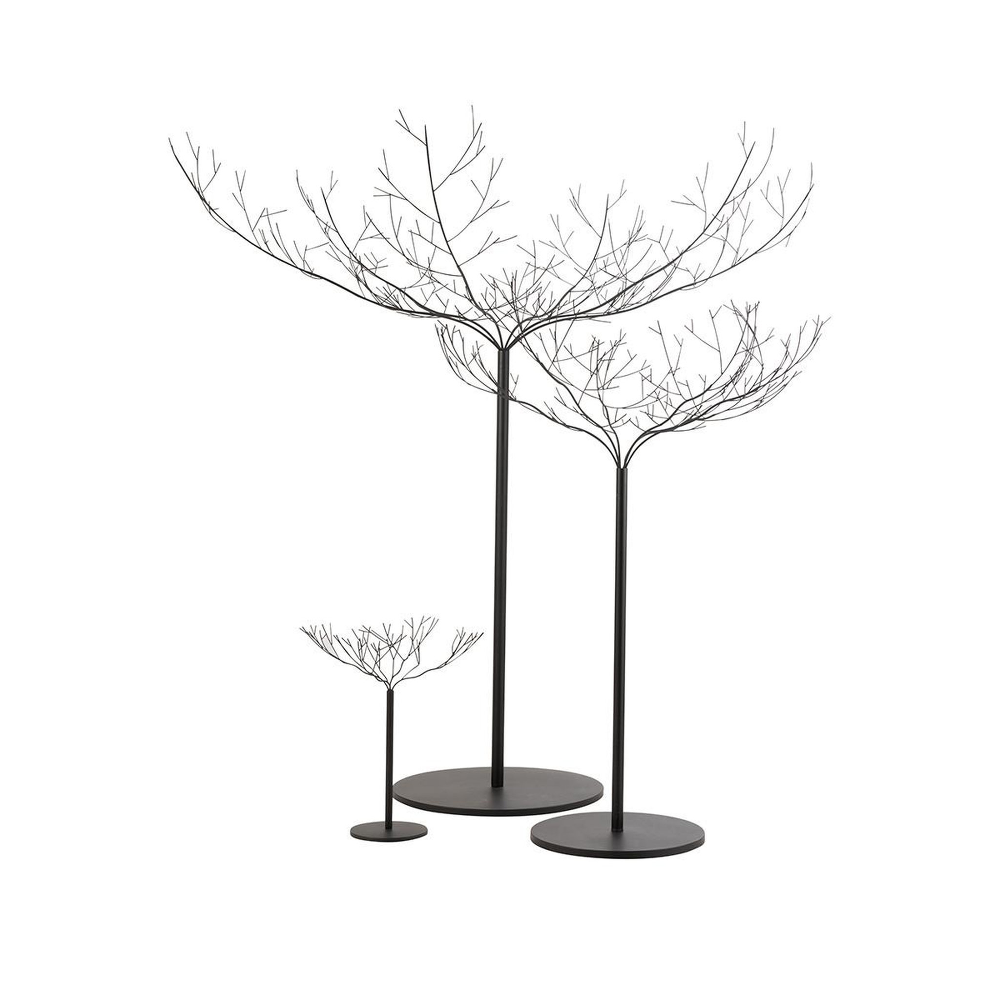 Voir la diapositive 4 : J-LINE Arbre déco en métal  maynard  250cm noir