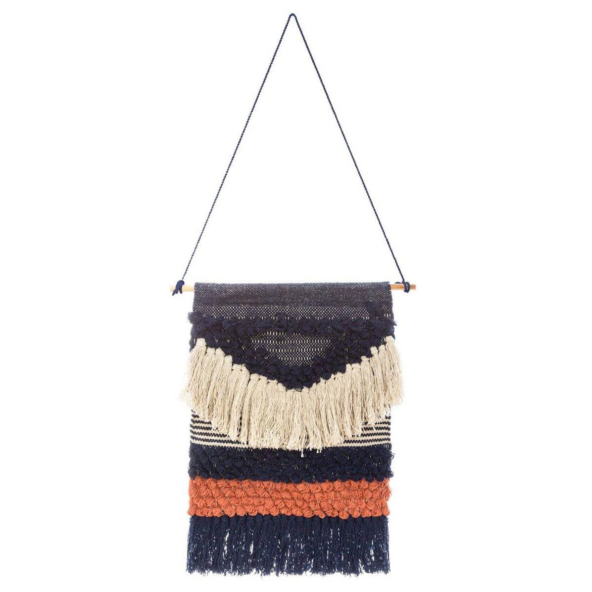Voir la diapositive 1 : ATMOSPHERA Tissage Mural à Suspendre  Wild  42cm Multicolore