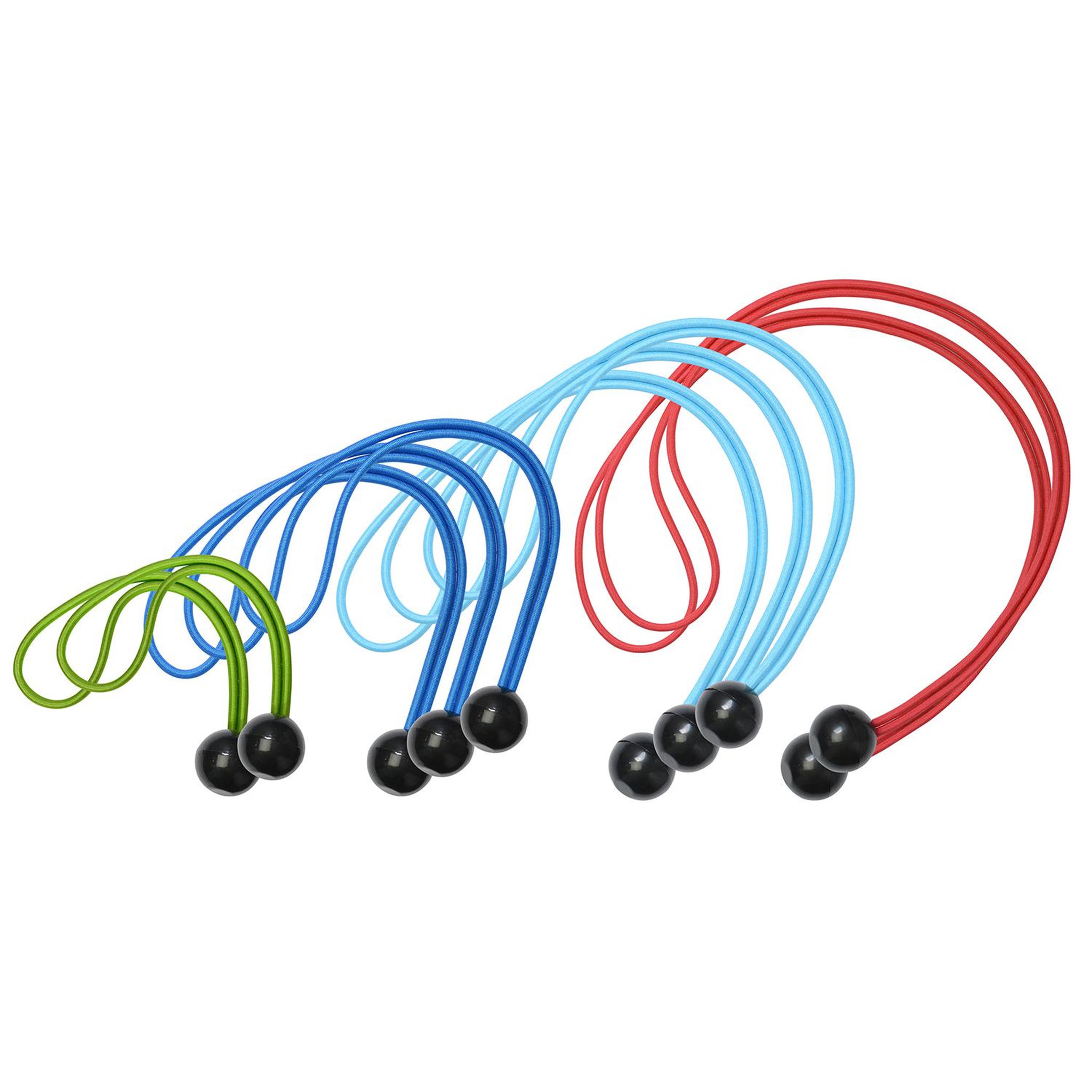 Master lock Tendeurs avec Boule [2*20 cm + 3*30 cm + 3*40 cm + 2*50 cm] [Pack de 10 Elastiques] 3258EURDAT