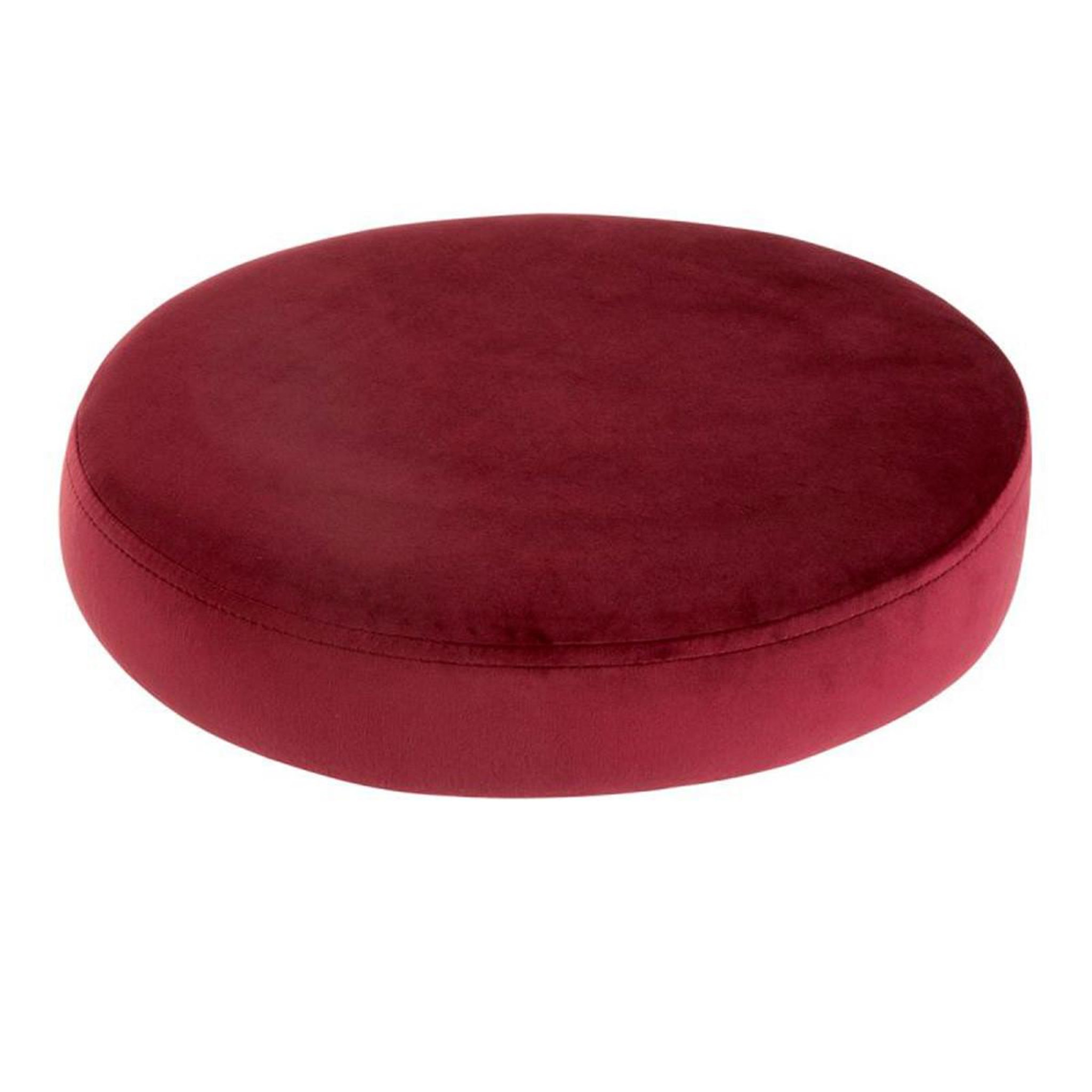 Voir la diapositive 1 : J-LINE Galette de chaise ronde  assise  34cm rouge