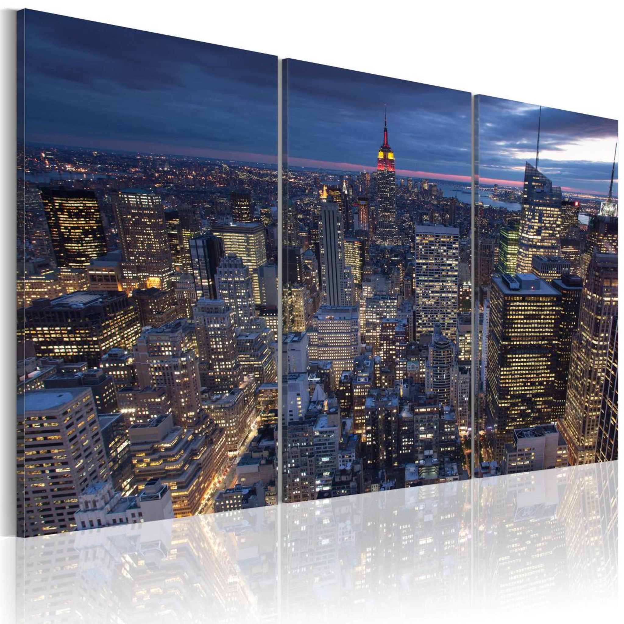 Voir la diapositive 1 : Paris Prix Tableau Imprimé  Vue D'en Haut New York
