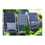 Voir la diapositive 2 : Jardin prive JARDIN PRIVE Chilienne matelassee Fjord - Toile amovible - Bleu Indigo