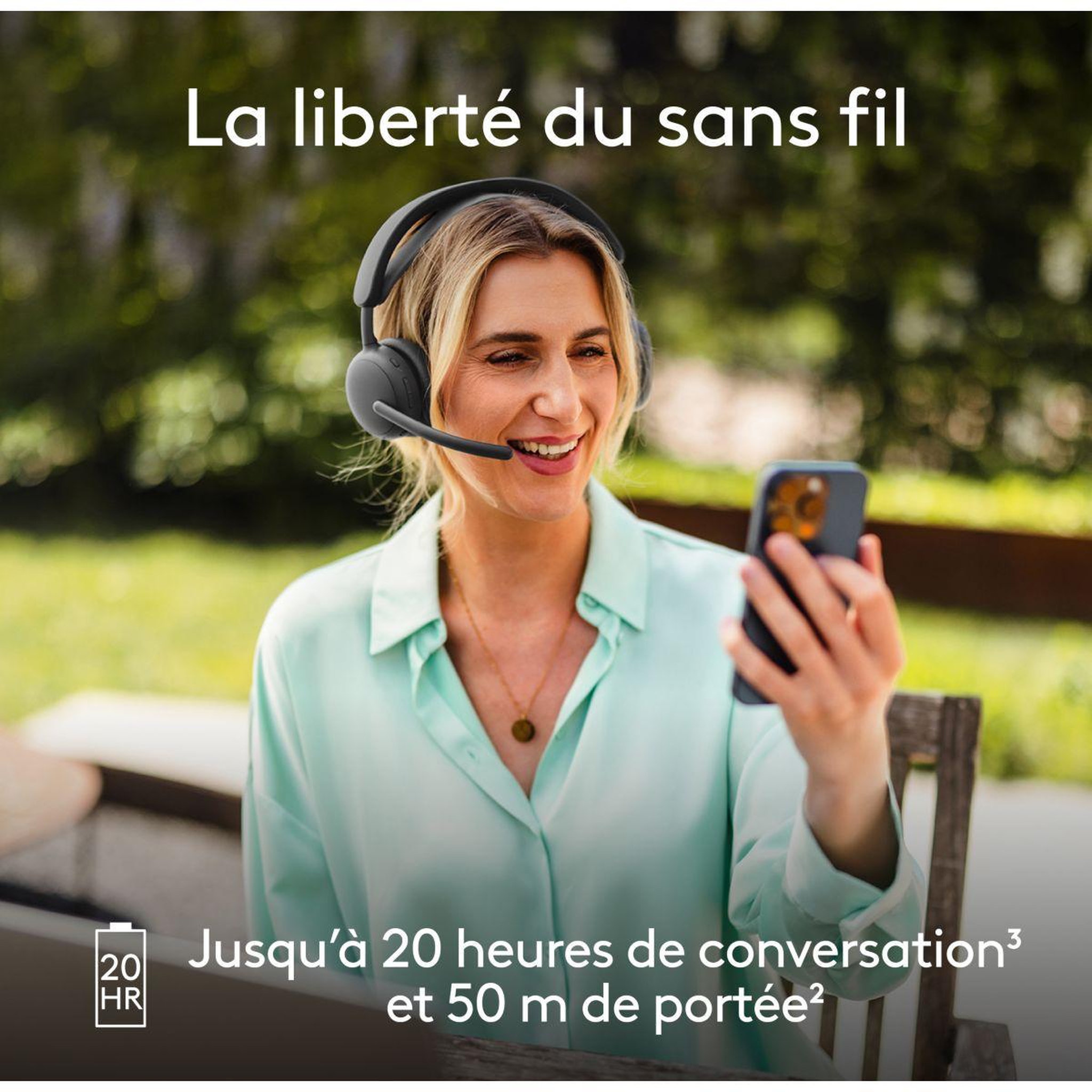 Voir la diapositive 5 : Logitech Micro-casque zone wireless 2 graphite