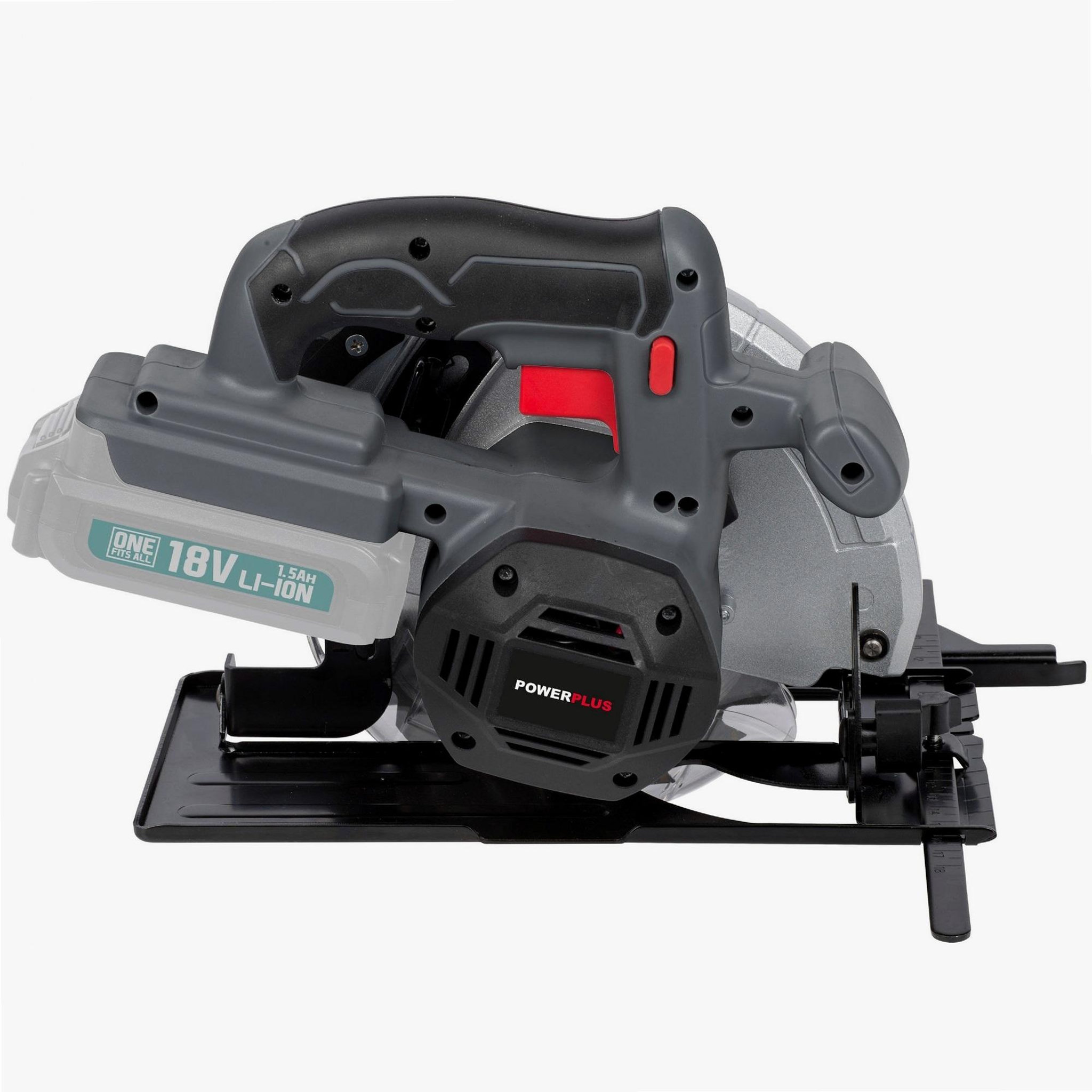 Voir la diapositive 6 : POWERPLUS Scie circulaire 165mm à batterie 18v  sans batterie