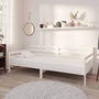 Voir la diapositive 2 : VIDAXL Lit de jour sans matelas blanc bois de pin massif 90x200 cm