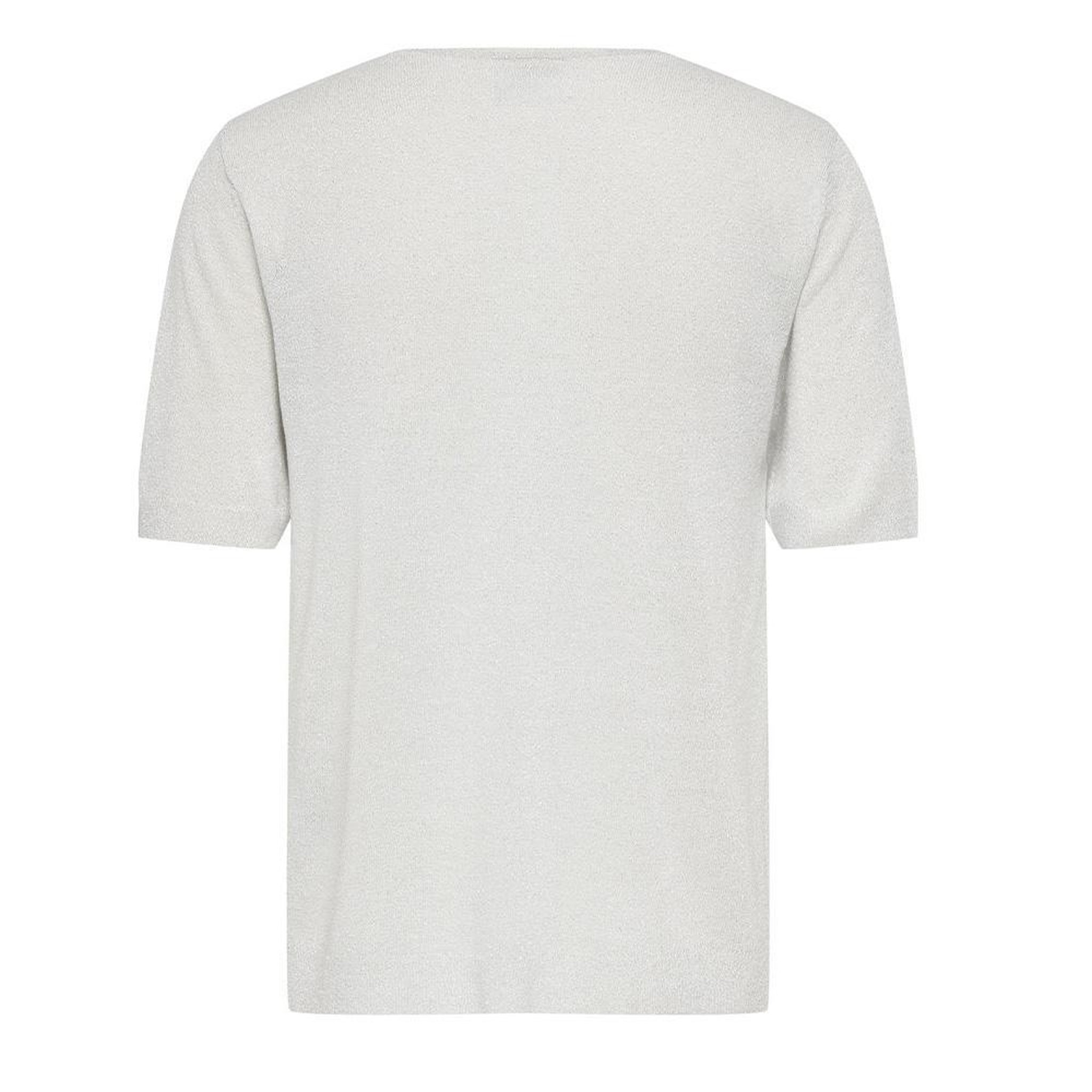 Voir la diapositive 2 : JACQUELINE DE YONG T-Shirt Gris Perle Femme JDY Laya