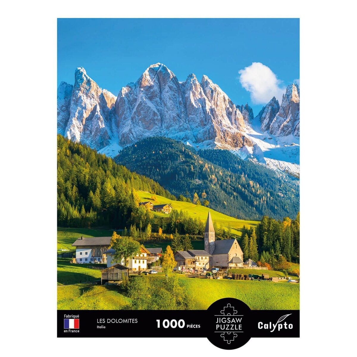 Sentosphère Puzzle 1000 pièces : Les Dolomites, Italie