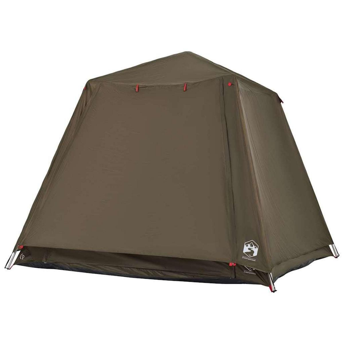 VIDAXL Tente de peche 4 personnes vert olive liberation rapide