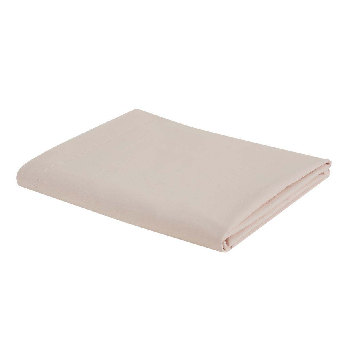 Drap plat uni en coton BRODERIE ANGLAISE