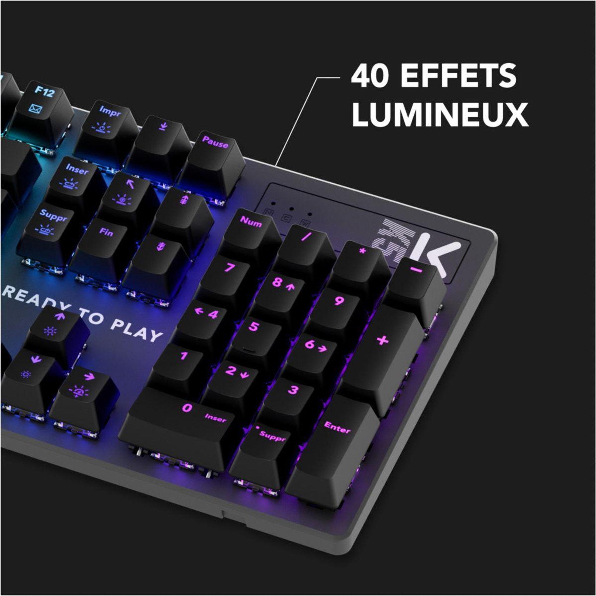 Voir la diapositive 4 : SKILLKORP Clavier gamer k5 noir access
