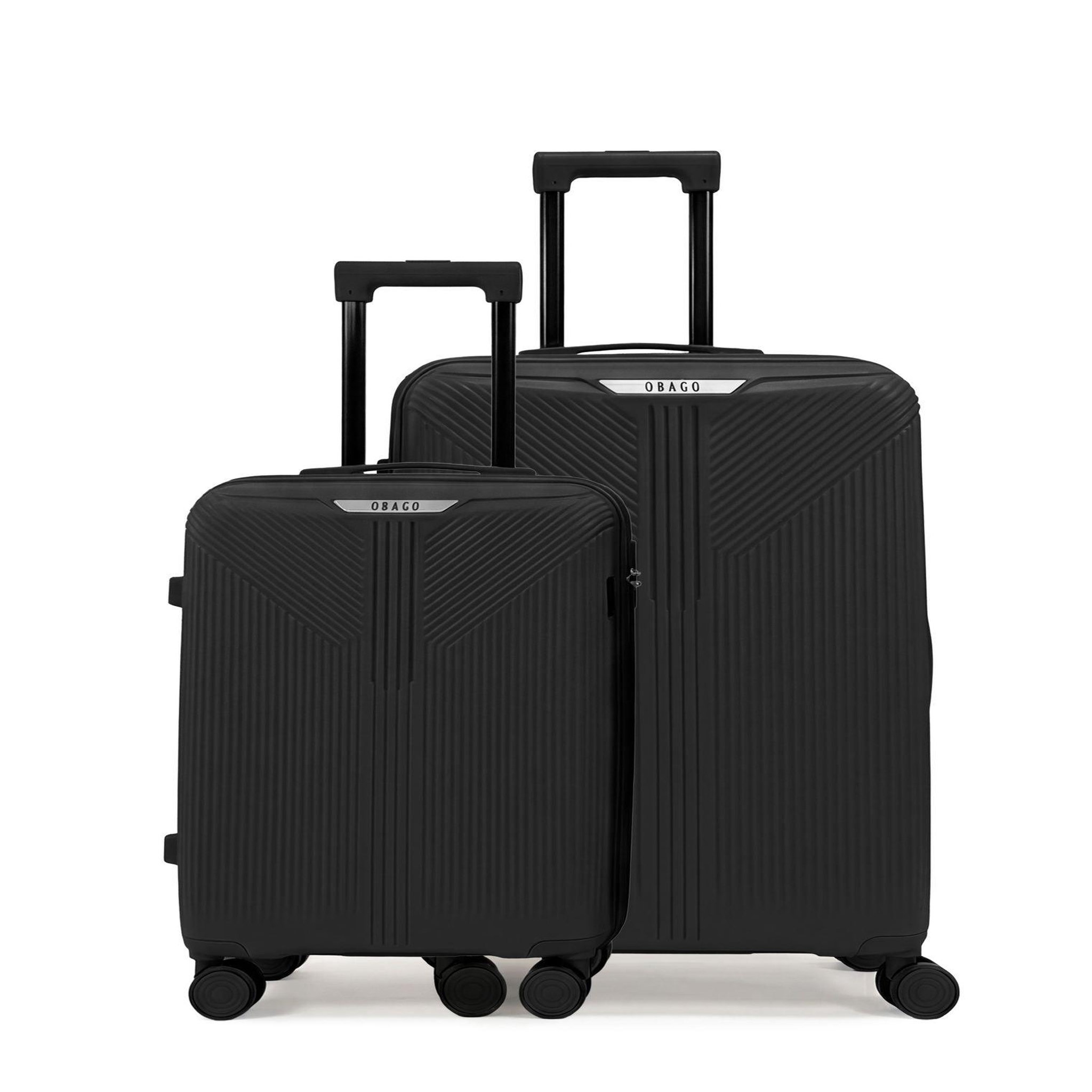 OBAGO Lot de 2 Valises Rigides Grand Format et Cabine ERIDAN