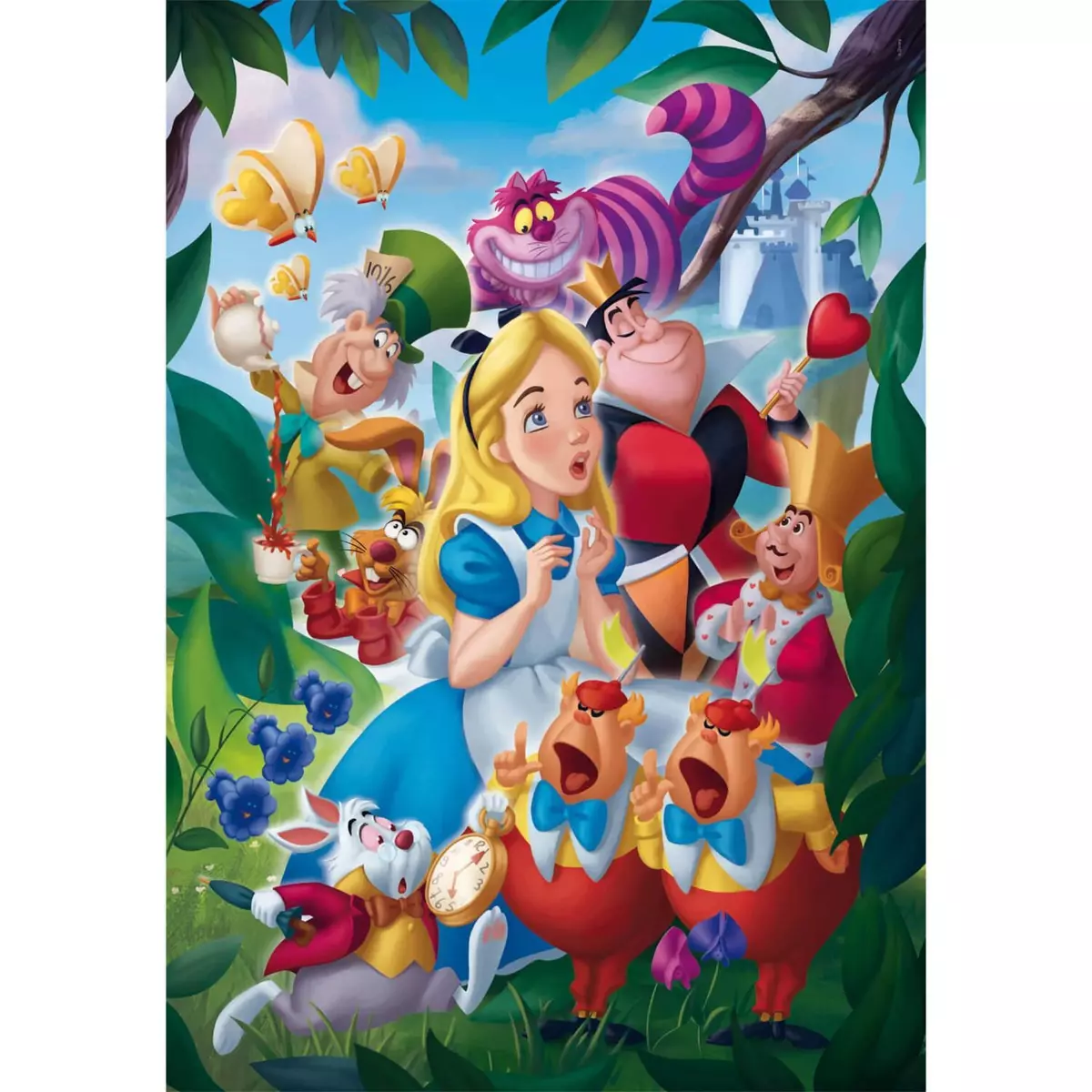 CLEMENTONI Puzzle 1000 pièces : Disney : Alice