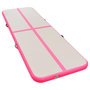 Voir la diapositive 3 : VIDAXL Tapis gonflable de gymnastique avec pompe 400x100x10cm PVC Rose