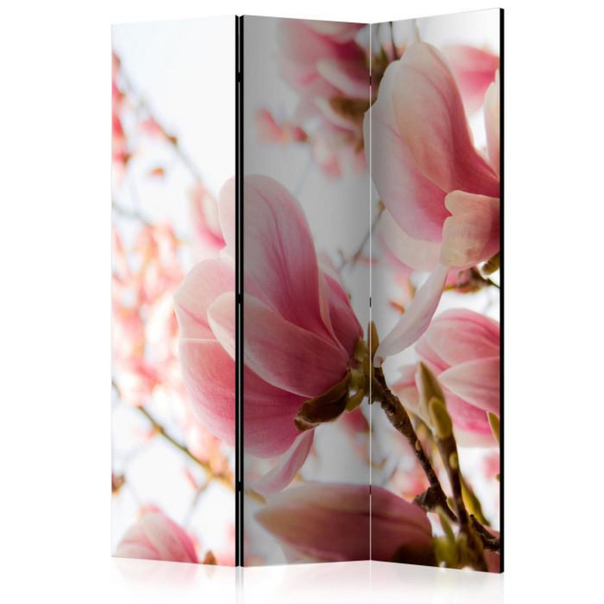 Paris Prix Paravent 3 Volets  Pink Magnolia  135x172cm