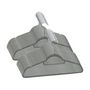 Voir la diapositive 2 : VIDAXL Cintres antiderapants 50 pcs Gris Velours