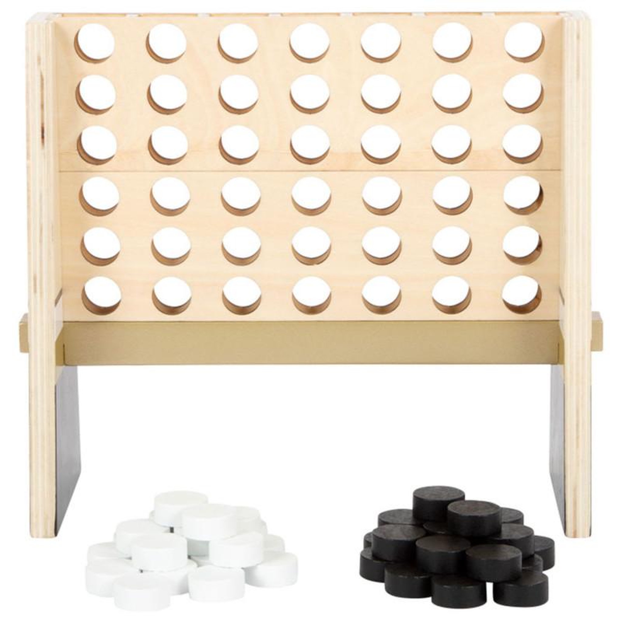 Voir la diapositive 3 : SMALL FOOT Small Foot - Four in 1 Line Wood Gold Edition Game 12219