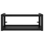 Voir la diapositive 3 : VIDAXL Cadre de lavabo de salle de bain mural Noir 79x38x31 cm Fer