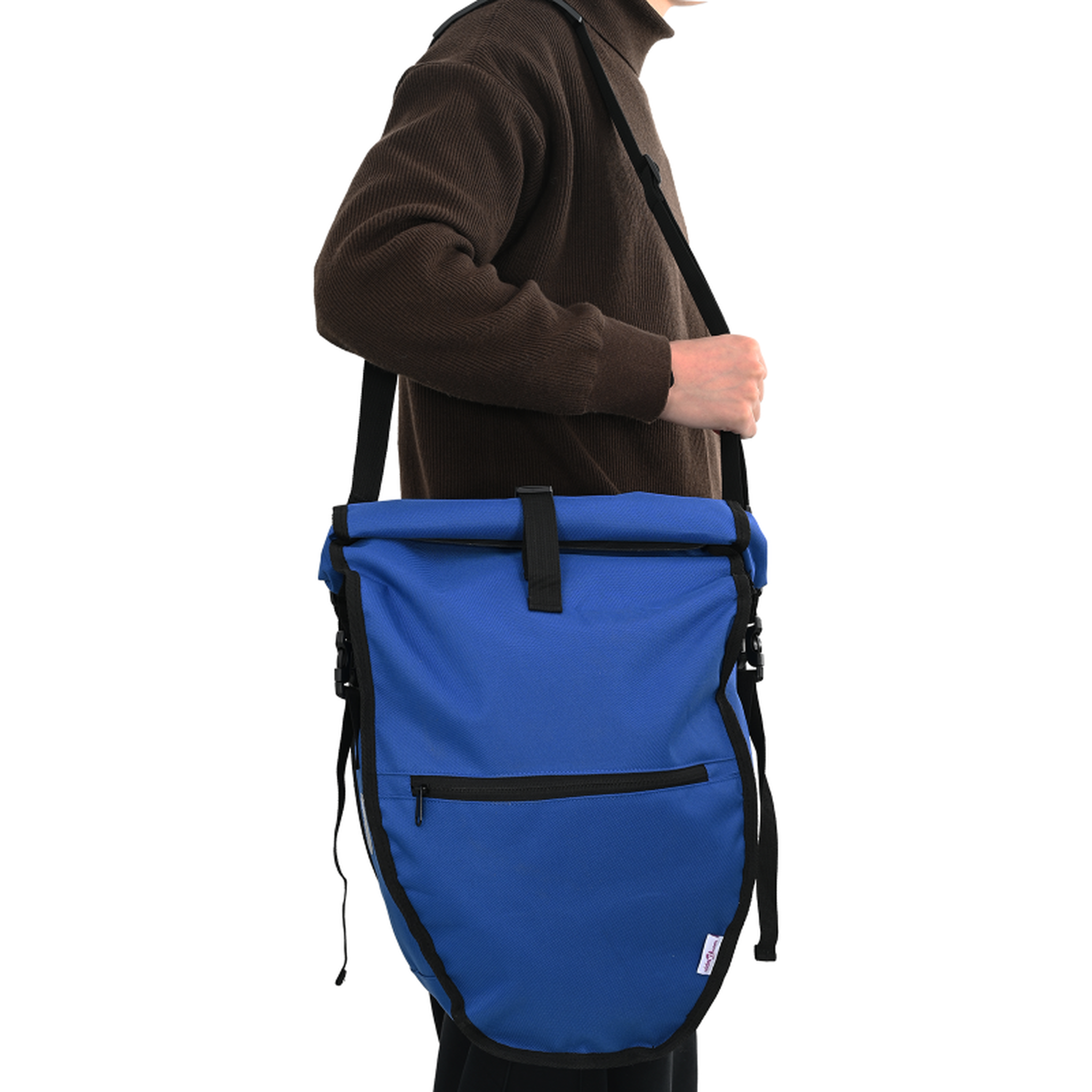 Voir la diapositive 3 : VIDAXL Sac à vélo pour porte bagages 25 L Bleu 32.5x17x57 cm