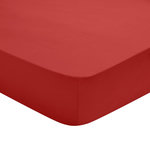 DODO Drap Housse Studio Coton Rouge. Coloris disponibles : Rouge