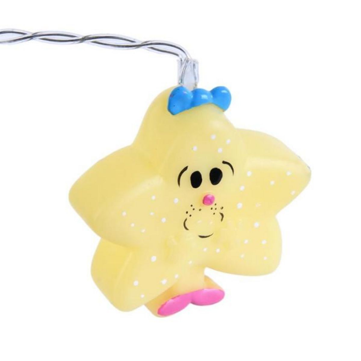 Paris Prix Guirlande Lumineuse  Monsieur & Madame®  130cm Jaune